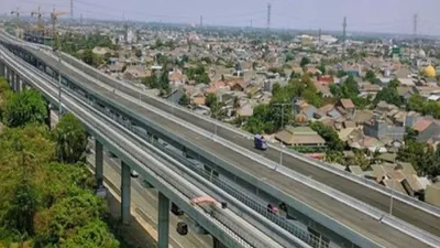 Tol Layang Jakarta-Cikampek (cnbcindonesia.com/Biro Komunikasi Publik Kementerian PUPR)