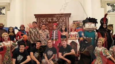 Pengisi JakIPA menggelar jumpa pers di Balai Kota/Ayojakarta.com-Aprilia Rahapit