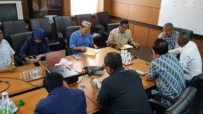 Ketua Dewan Pers M. Nuh menerima kunjungan Panitia HPN 2020/PWI