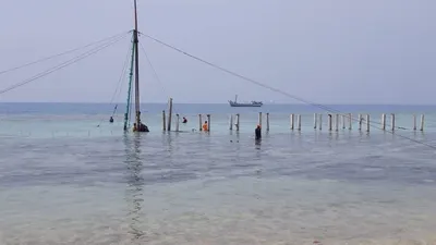 Proses pembangunan Jembatan Panah Asmara/pulauseribu.jakarta.go.id