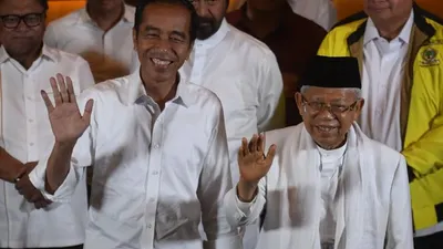Jokowi dan Maruf Amin/Katadata.co.id