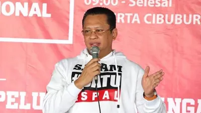 Ketua MPR RI, Bambang Soesatyo, saat mengisi acara Bikers for Indonesia, di Bumi Pekemahan Cibubur, Jakarta Timur, Sabtu (19/10/2019)/Dok. MPR RI