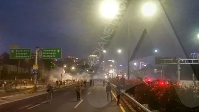 Kericuhan di Jalan Tol Dalam Kota/Ayojakarta.com
