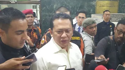 Ketua DPR, Bambang Soesatyo di RS Pelni, Petamburan, Jakarta Barat, Rabu (25/9/2019)/Ayojakarta.com