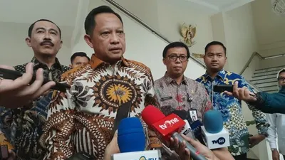 Menteri Dalam Negeri Tito Karnavian . Foto: Republika/Fauziah Mursid