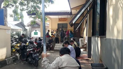 Suasana Polsek Cimanggis (Antara)
