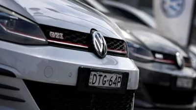 Ilustrasi logo Volkswagen [AFP].