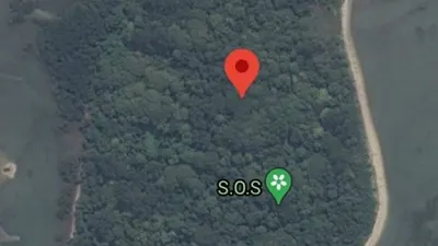 Heboh munculnya tulisan SOS di Pulau Laki, area pesawat Sriwijaya Air SJ182 jatuh (GoogleMaps).