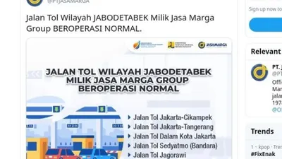 Hoaks, Jasa Marga Bantah Tol Jabodetabek Tutup