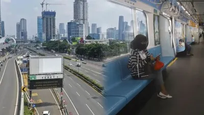 Sebuah ilustrasi, kolase suasana Jakarta saat pelaksanaan PSBB. Foto: Suara.com