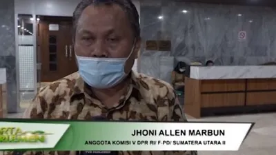 Profil Jhoni Allen Marbun. (Youtube DPR RI)