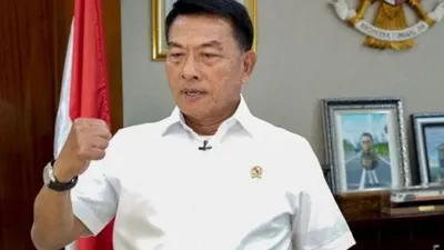 Kepala Staf Moeldoko saat memberikan keterangan kepada wartawan (Antara)