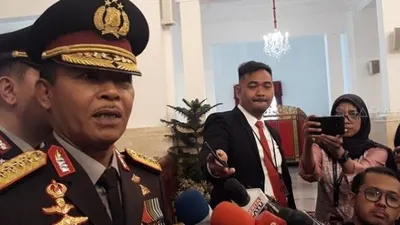 Jenderal Idham Azis seusai resmi dilantik menjabat Kapolri. (Suara.com/Ummi HS).