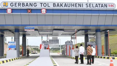 Gerbang Tol Bakauheni (Setneg.go.id)