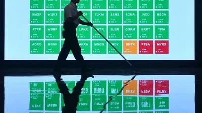 Pergerakan indeks saham gabungan (IHSG)/ Suara.com