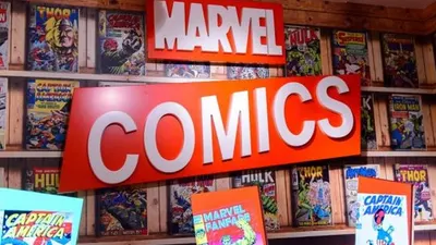 Ilustrasi  kumpulan komiki dari Marvel Comics. [Shutterstock]