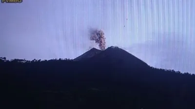 Erupsi Gunung Sinabung. [Istimewa]