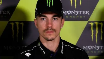 Pembalap Monster Energy Yamaha, Maverick Vinales. [AFP/Lluis Gene]