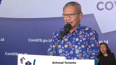 Achmad Yurianto. (Youtube/BNPB Indonesia)