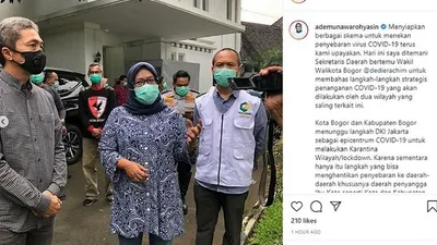 Kabupaten dan Kota Bogor Desak DKI Jakarta Segera Lockdown