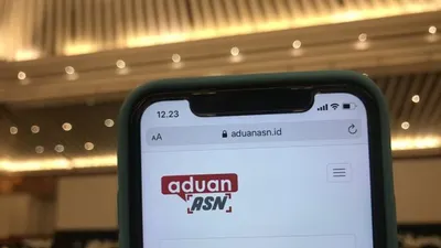 Situs aduan ASN dengan alamat aduanasn.id/Antara