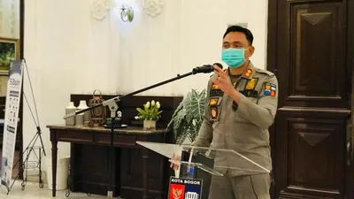 Kabid Penegakan Hukum dan Kedisiplinan Satgas Covid-19 Kota Bogor, Agustian Syach / Republika