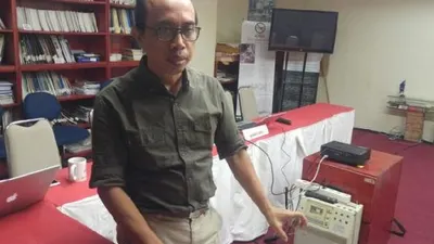 Direktur Eksekutif Komite Penghapusan Bensin Bertimbal (KPBB), Ahmad Safrudin/ Tempo-Wisnu Andebar
