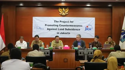 Sosialisasi penanggulangan penurunan tanah bersama tim proyek JICA/utara.jakarta.go.id