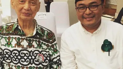 Alfan Afian bersama (alm) Sulastomo/Instagram @alfanalfiannews