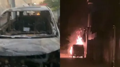 Alphard putih milik Via Vallen dibakar orang/ instagram: @viavallen