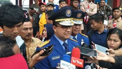Gubernur DKI Jakarta Anies Baswedan. (Suara.com/Muhammad Yasir)