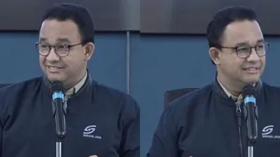 Anies Baswedan saat berbicara dalam rapat bersama Tim Tanggap COVID-19.(Youtube/Pemprov DKI Jakarta)