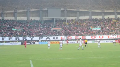 Pertandingan Persija vs Lampung FC (ayojakarta.com/Hendy Dinata)