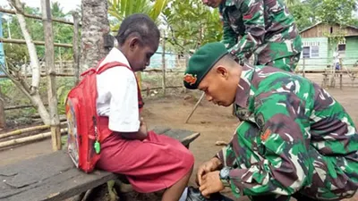 Dok. Pasi Intel Satgas Pamtas RI-PNG Yonif 411 Kostrad, Lettu Inf Asep Saepudin