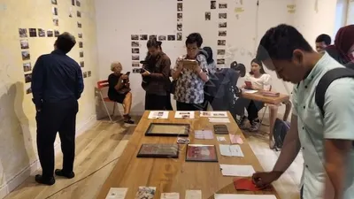 Suasana Pameran Antologi di M Bloc Space, Jakarta Selatan/Ayojakarta.com - Dhika Alam Noor