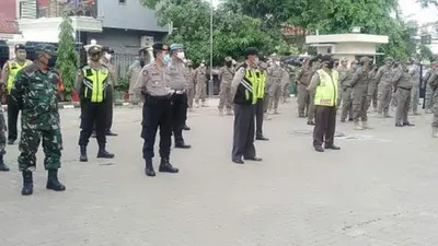 Apel pengawasan PSBB di Kecamatan Matraman, Jakarta Timur (Beritajakarta.id/Nurito)