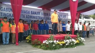 2.327 Personel di Jakpus Siaga Jelang Musim Hujan