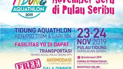 Agenda penyelenggaraan Tidung Aquathlon 2019/pulauseribu.jakarta.go.id