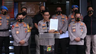 Kepala Divisi Humas Polri Irjen Argo Yuwono menyebut, polisi telah mencekal Rizieq Shihab untuk bepergian ke luar negeri selama 20 hari. (dok Humas Polri)
