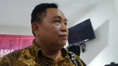 Arief Puyuono saat masih menjabat sebagai Wakil Ketua Umum DPP Partai Gerindra. (Suara.com/M. Yasir)
