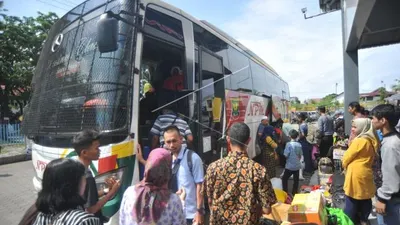 Bus di Jakarta. (Antara)