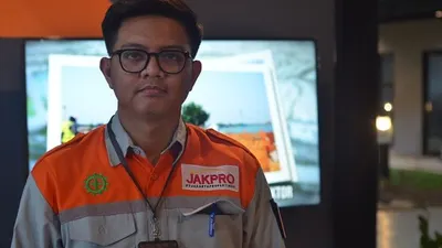 Asisten Manajer Konstruksi JIS, M Rizky Fauzi (Ayojakarta.com/Hendy Dinata)