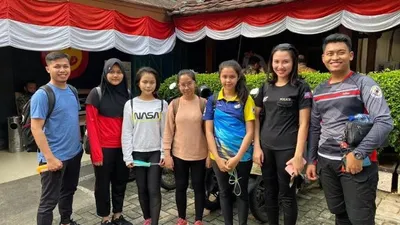 Atlet menembak asal Kota Bogor meraih podium pertama di kancah nasional dalam Kejuaraan Nasional Kapolri Cup di Lapangam Tembak Senayan, Jakarta, baru-baru ini.(Dokumen Humas KONI)