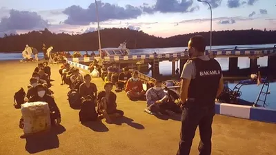Bakamla RI Amankan 47 TKI dari Malaysia Masuk Lewat Jalur Tikus