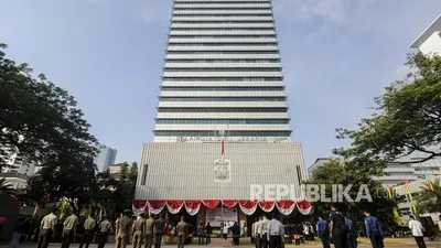 sebagai ilustrasi Gedung Balai Kota DKI Jakarta. foto: Republika/Putra M. Akbar