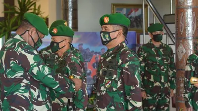 Kolonel Inf Bangun Nawako resmi menjabat  Komandan Korem (Danrem) 174/Anim Ti Waninggap (Puspen TNI)