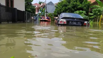 Banjir di Griya Cimanggu Indah (Minggu 26/10/2020). (dok)