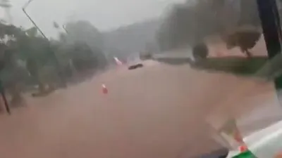 Banjir di Gelora Bung Karno (Istimewa)