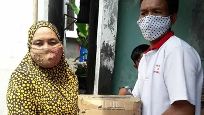 ilustrasi pembagian bansos/ dok