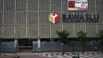 Gedung Bawaslu RI di Jalan MH Thamrin, Jakarta/Antara